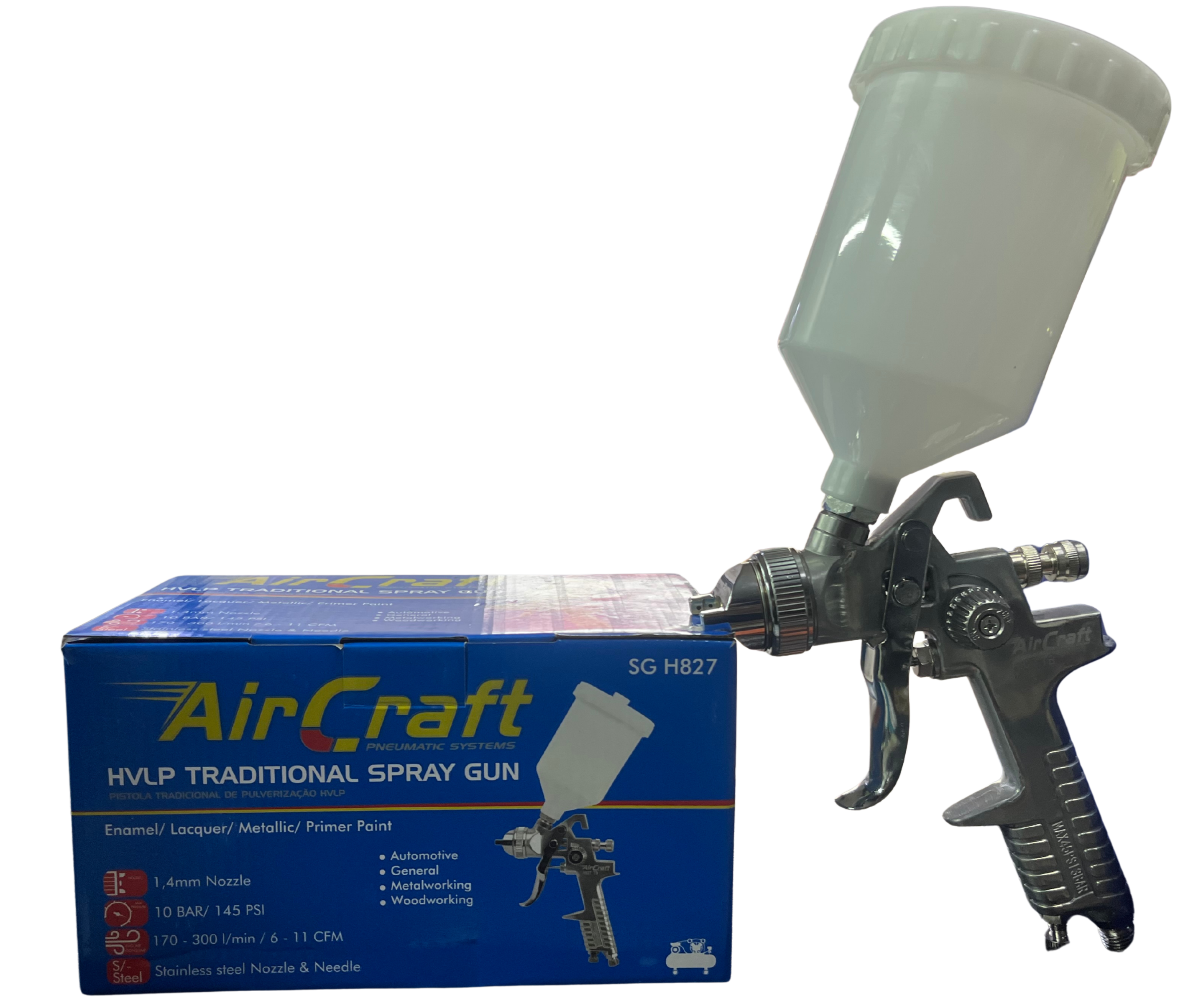 AirCraft H.V.L.P 1.4mm spray gun